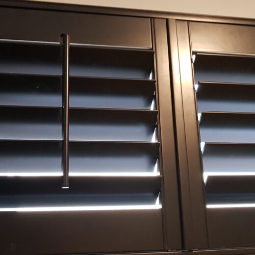 Black Plantation Shutters | Indoor Blinds And Shutters