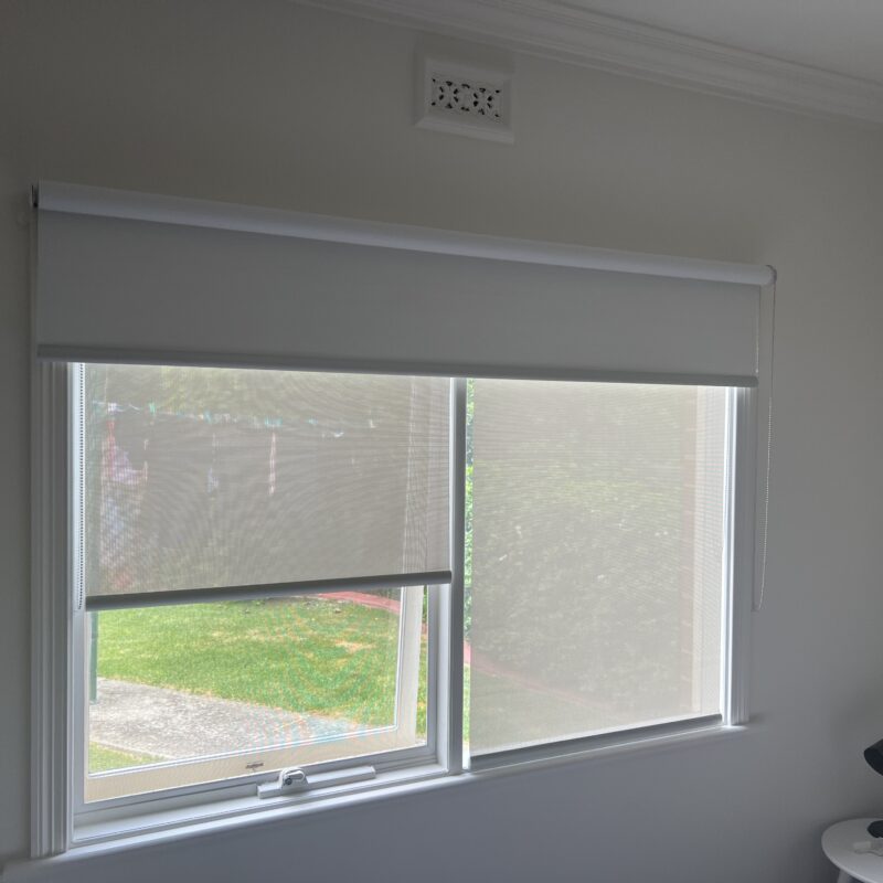 Face fit roller blinds with recess fit screens Indoor Blinds and Shutters